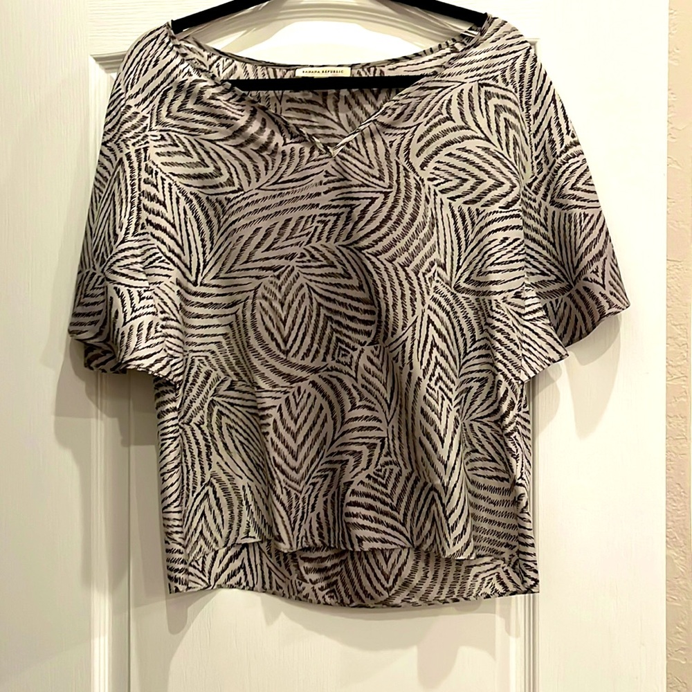 Banana Republic Printed Blouse